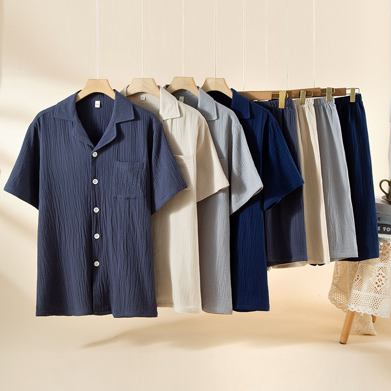 Japan Lifestyle And Culture - 2026 Spring/Summer Men's Pajama Set 100%