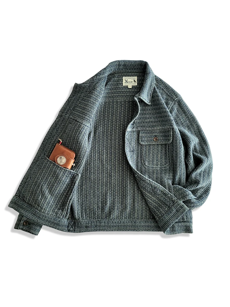Japan Lifestyle And Culture - Amekaji Wear Clothes Men Honeycomb Stripes