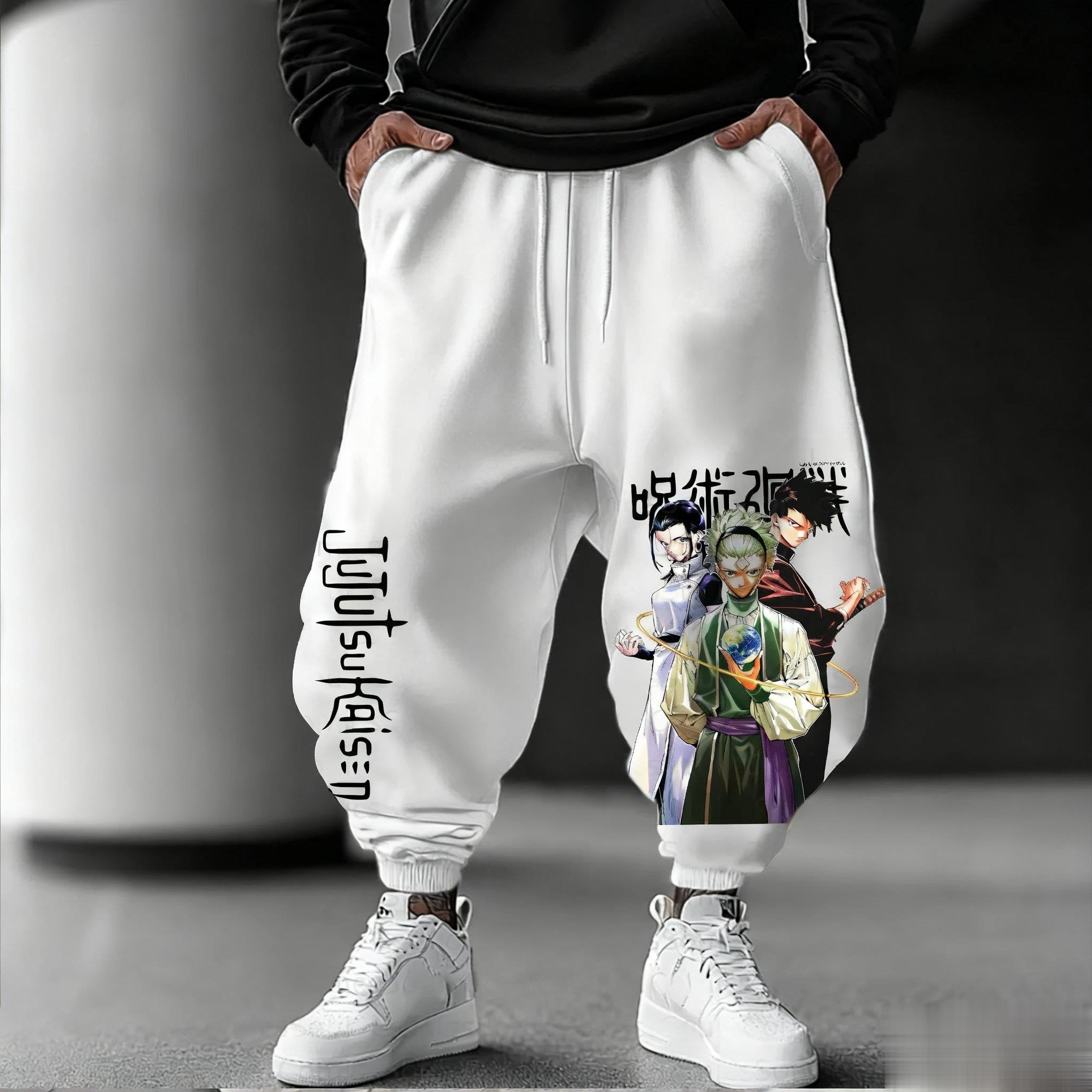 Jujutsu Kaisen Men Jogging Pan - Japan Lifestyle And Culture 评论和价格