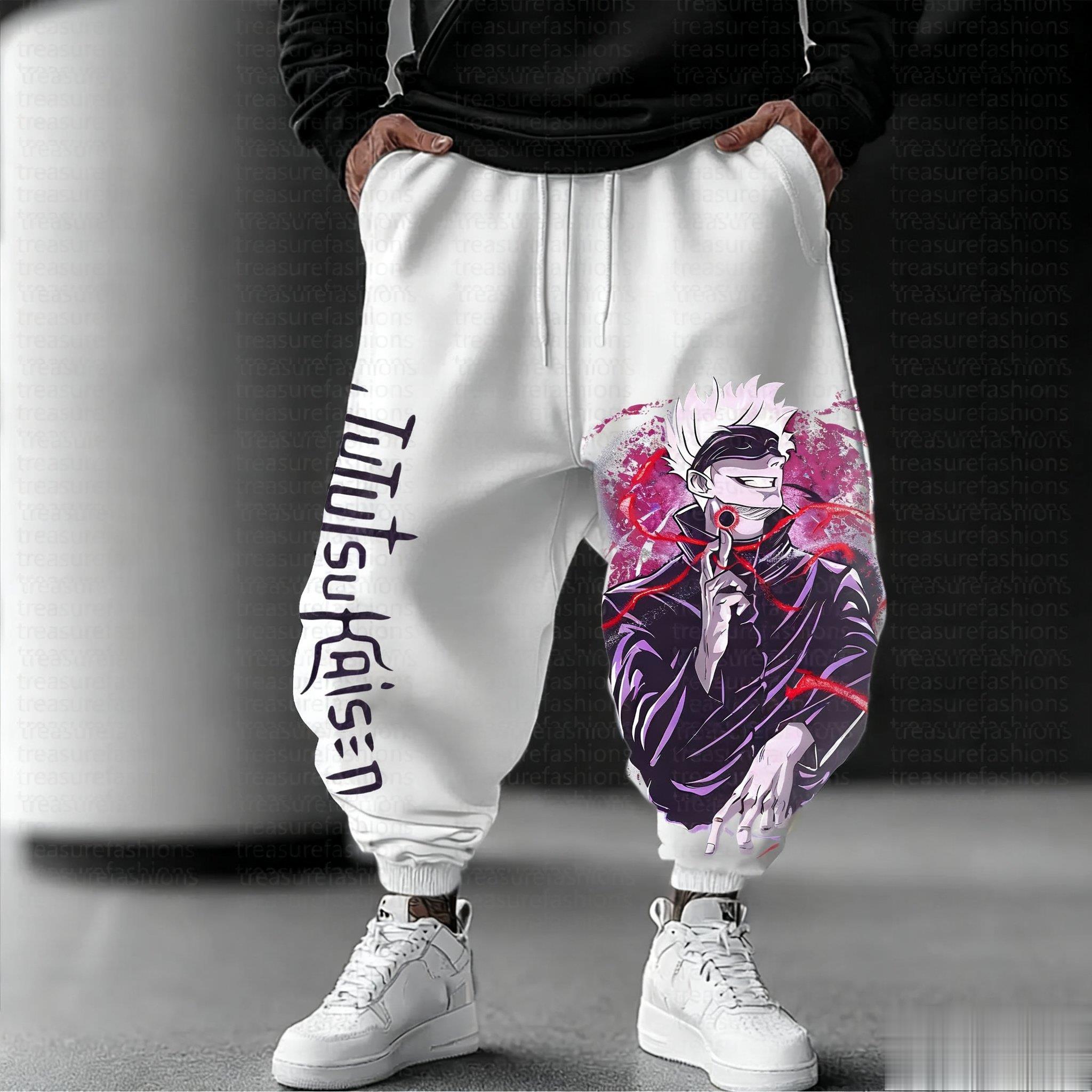 Jujutsu Kaisen Men Jogging Pan - Japan Lifestyle And Culture 评论和价格