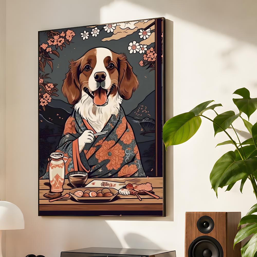 Retro Japan Style Dog Eating J - Japanese Food Lifestyle 评论和价格