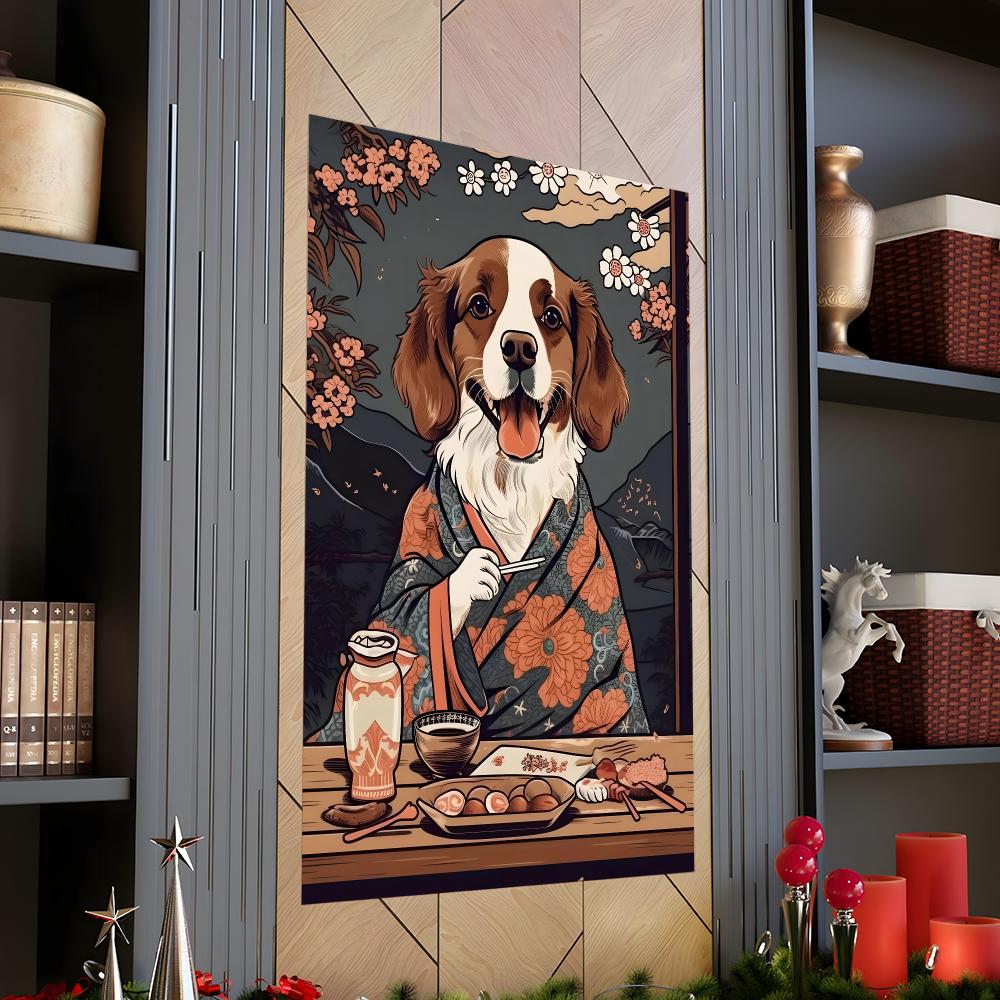 Retro Japan Style Dog Eating J - Japanese Food Lifestyle 评论和价格