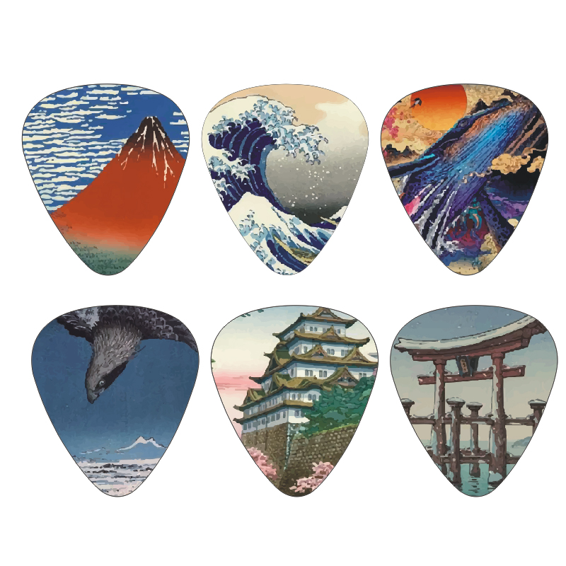 New 12pcs/set  Guitar Picks -  - Japan Lifestyle And Culture 评论和价格
