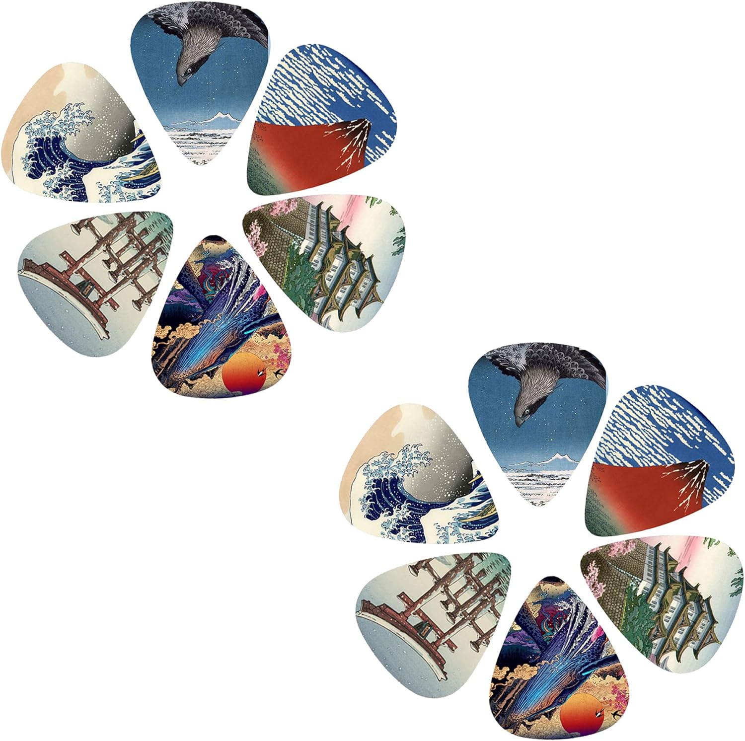 New 12pcs/set  Guitar Picks -  - Japan Lifestyle And Culture 评论和价格