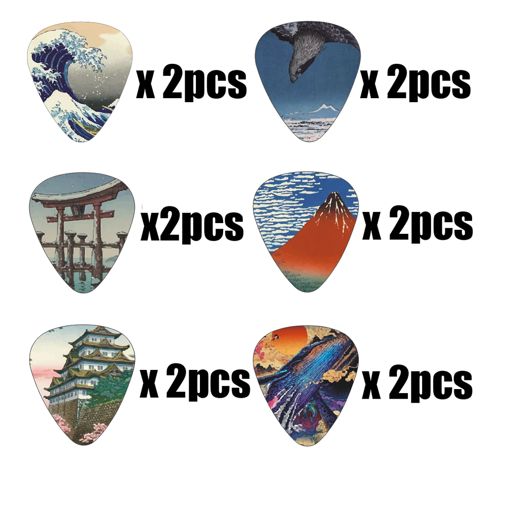 New 12pcs/set  Guitar Picks -  - Japan Lifestyle And Culture 评论和价格